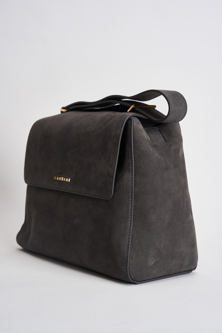 Borsa donna Sveva Nabucco media a spalla grigio antracite BT2006NBU CARBONE ORCIANI 