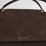 Borsa donna Sveva Nabucco media a spalla moro BT2006NBU MORO ORCIANI 