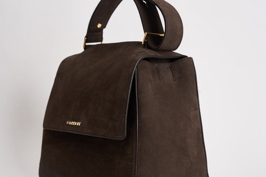 Borsa donna Sveva Nabucco media a spalla moro BT2006NBU MORO ORCIANI 