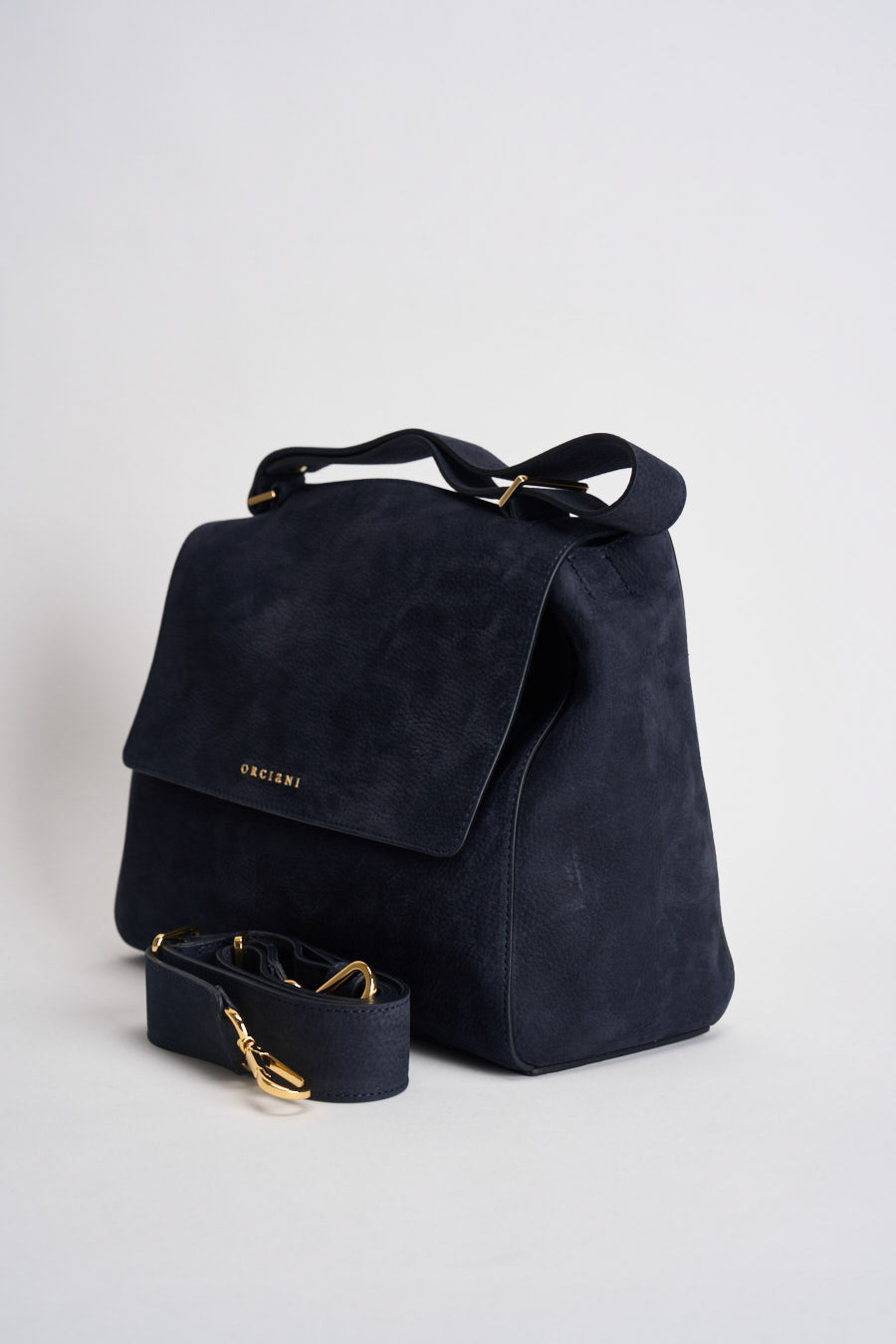 Borsa donna Sveva Nabucco media a spalla blu notte BT2006NBU NOTTE ORCIANI 