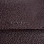 Borsa donna Sveva Soft Media a spalla in pelle con tracolla burgundy BT2006SOF BURGUNDY ORCIANI 