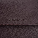 Borsa donna Sveva Soft Media a spalla in pelle con tracolla burgundy BT2006SOF BURGUNDY ORCIANI 