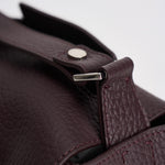 Borsa donna Sveva Soft Media a spalla in pelle con tracolla burgundy BT2006SOF BURGUNDY ORCIANI 