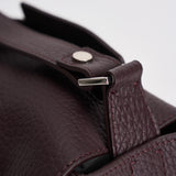Borsa donna Sveva Soft Media a spalla in pelle con tracolla burgundy BT2006SOF BURGUNDY ORCIANI 