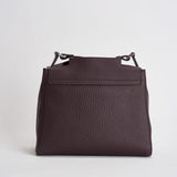 Borsa donna Sveva Soft Media a spalla in pelle con tracolla burgundy BT2006SOF BURGUNDY ORCIANI 