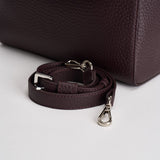 Borsa donna Sveva Soft Media a spalla in pelle con tracolla burgundy BT2006SOF BURGUNDY ORCIANI 