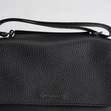 Borsa donna Sveva Soft Media a spalla in pelle con tracolla nera BT2006SOF NERO ORCIANI 