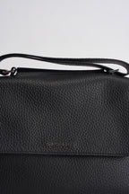 Borsa donna Sveva Soft Media a spalla in pelle con tracolla nera BT2006SOF NERO ORCIANI 