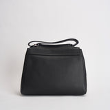 Borsa donna Sveva Soft Media a spalla in pelle con tracolla nera BT2006SOF NERO ORCIANI 