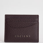 Portacarte donna Soft in pelle vinaccia SD0201SOF BURGUNDY ORCIANI 
