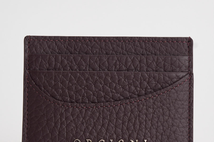 Portacarte donna Soft in pelle vinaccia SD0201SOF BURGUNDY ORCIANI 