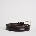 Cintura uomo punta lunga Bull soft cuoio U08289 MORO ORCIANI 