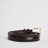 Cintura uomo punta lunga Bull soft cuoio U08289 MORO ORCIANI 