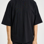 T-shirt uomo girocollo nera AA005 JR002BLACKOFFWHITE PALM ANGELS 