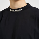T-shirt uomo girocollo nera AA005 JR002BLACKOFFWHITE PALM ANGELS 