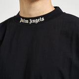 T-shirt uomo girocollo nera AA005 JR002BLACKOFFWHITE PALM ANGELS 