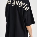 T-shirt uomo girocollo nera AA005 JR002BLACKOFFWHITE PALM ANGELS 