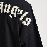T-shirt uomo girocollo nera AA005 JR002BLACKOFFWHITE PALM ANGELS 