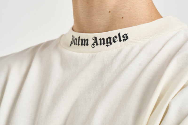 T-shirt uomo girocollo bianca AA005 JR002OFF WHITE PALM ANGELS 