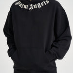 Felpa uomo con cappuccio nera BB003 FL001BLACK PALM ANGELS 