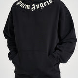 Felpa uomo con cappuccio nera BB003 FL001BLACK PALM ANGELS 