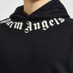 Felpa uomo con cappuccio nera BB003 FL001BLACK PALM ANGELS 