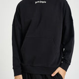 Felpa uomo con cappuccio nera BB02 FL01BLACKOFFWHITE PALM ANGELS 