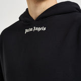 Felpa uomo con cappuccio nera BB02 FL01BLACKOFFWHITE PALM ANGELS 