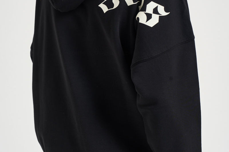 Felpa uomo con cappuccio nera BB02 FL01BLACKOFFWHITE PALM ANGELS 