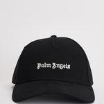Cappello uomo visiera con logo nero BL00COZ1113 BLACKOFFWHITE PALM ANGELS 