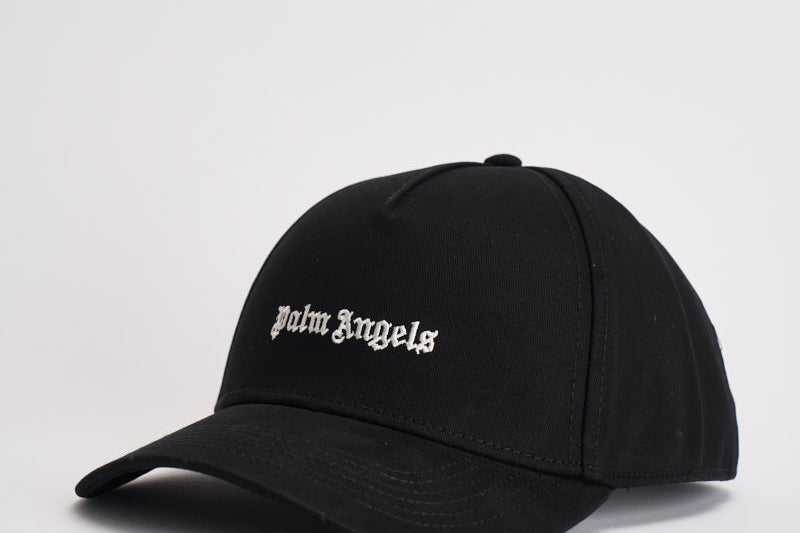 Cappello uomo visiera con logo nero BL00COZ1113 BLACKOFFWHITE PALM ANGELS 