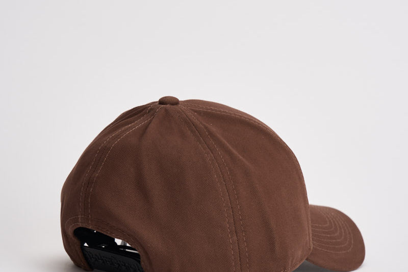 Cappello uomo visiera con logo marrone BL00COZ1113 BROWNOFFWHITE PALM ANGELS 