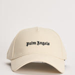 Cappello uomo visiera con logo panna BL00COZ1113 OFFWHITEBLACK PALM ANGELS 