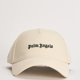Cappello uomo visiera con logo panna BL00COZ1113 OFFWHITEBLACK PALM ANGELS 