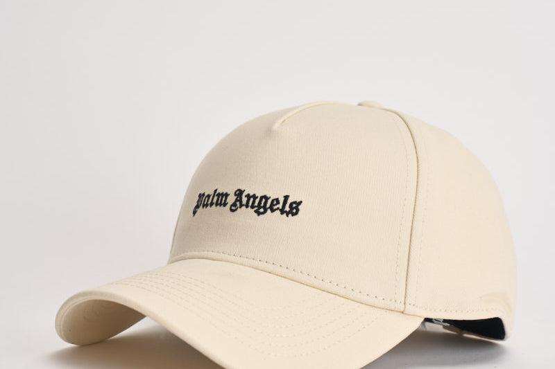 Cappello uomo visiera con logo panna BL00COZ1113 OFFWHITEBLACK PALM ANGELS 
