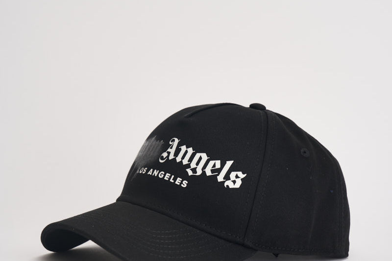 Cappello uomo spray logo nero BL00COZ1122 BLACKBLACK PALM ANGELS 
