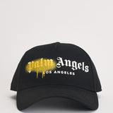 Cappello uomo spray logo giallo e nero BL00COZ1122 BLACLYELLOW PALM ANGELS 