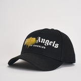 Cappello uomo spray logo giallo e nero BL00COZ1122 BLACLYELLOW PALM ANGELS 