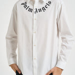 Camicia uomo con stampa bianca GE001 FB001OFF WHITE PALM ANGELS 