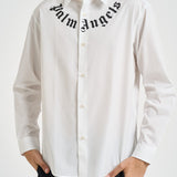 Camicia uomo con stampa bianca GE001 FB001OFF WHITE PALM ANGELS 