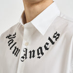 Camicia uomo con stampa bianca GE001 FB001OFF WHITE PALM ANGELS 