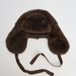 Cappello donna colbacco in ecopelliccia marrone D010541 PULSE26808 P.a.r.o.s.h. 