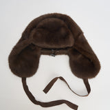 Cappello donna colbacco in ecopelliccia marrone D010541 PULSE26808 P.a.r.o.s.h. 