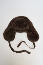 Cappello donna colbacco in ecopelliccia marrone D010541 PULSE26808 P.a.r.o.s.h. 