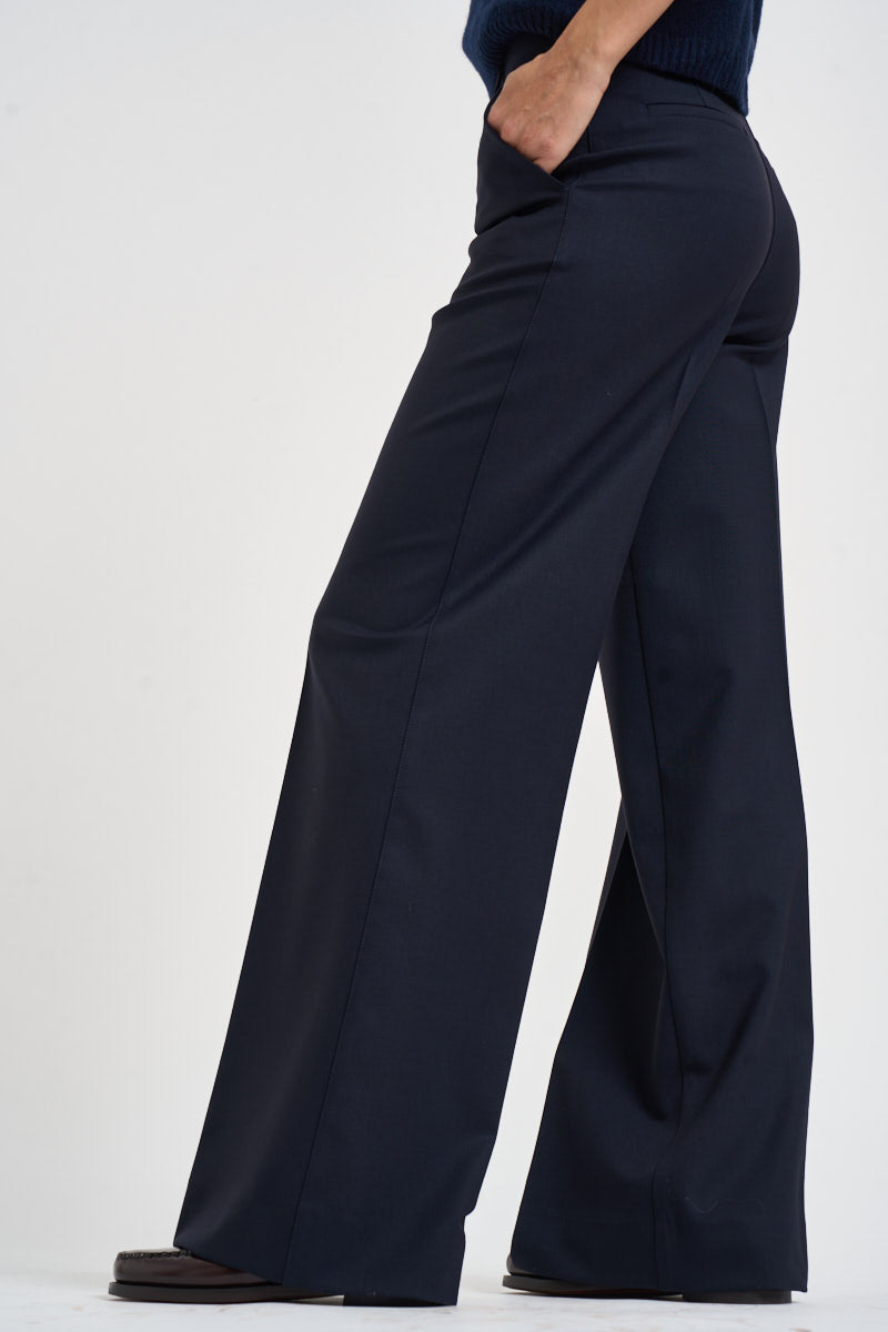 Pantalone donna palazzo blu notte D231491 LILIUXY26012 P.a.r.o.s.h. 