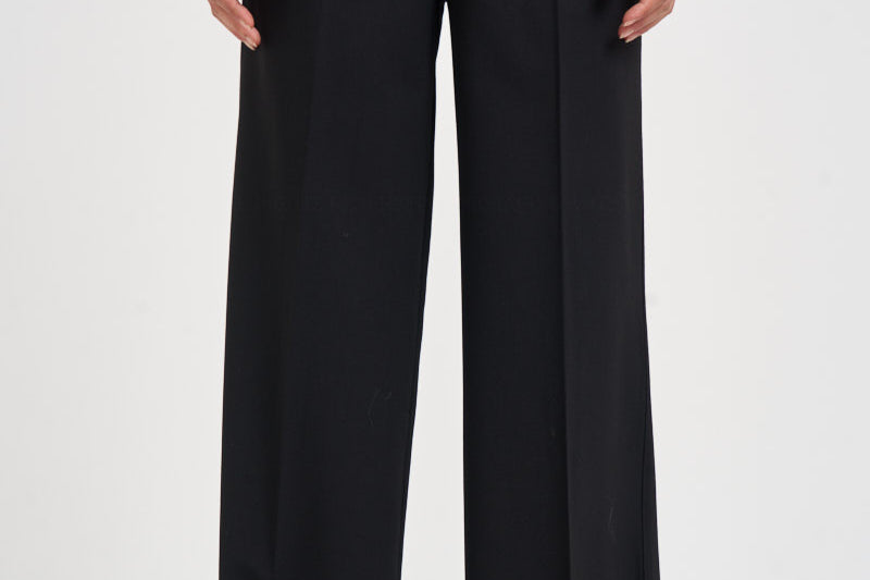 Pantalone donna palazzo nero D231491 LILIUXY26013 P.a.r.o.s.h. 