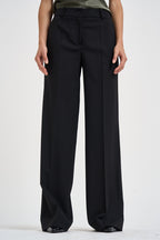 Pantalone donna palazzo nero D231491 LILIUXY26013 P.a.r.o.s.h. 