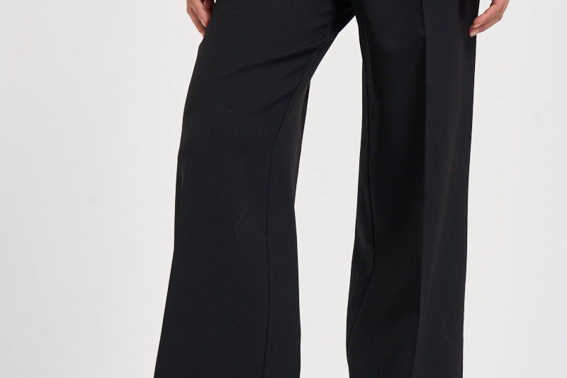 Pantalone donna palazzo nero D231491 LILIUXY26013 P.a.r.o.s.h. 