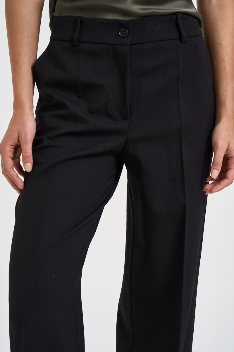 Pantalone donna palazzo nero D231491 LILIUXY26013 P.a.r.o.s.h. 