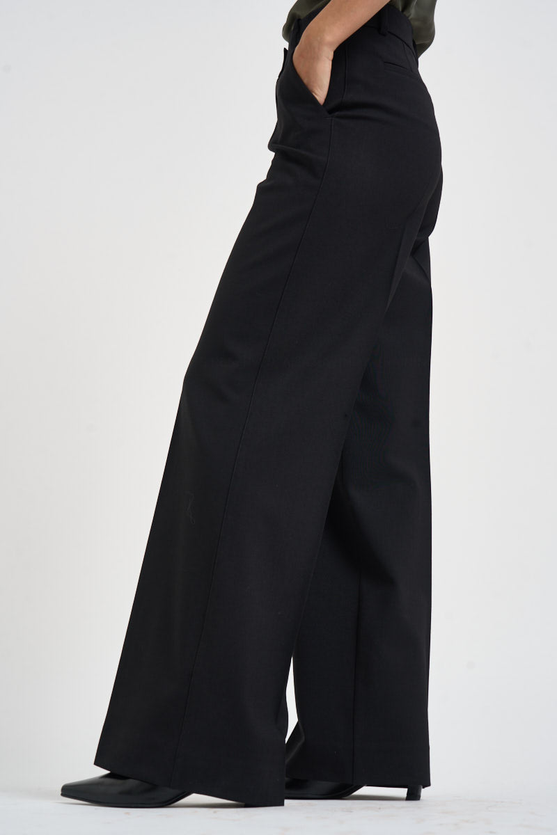 Pantalone donna palazzo nero D231491 LILIUXY26013 P.a.r.o.s.h. 